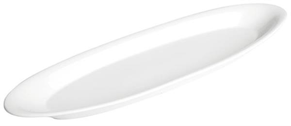 Porselen Beyaz Kayık Tabak 62Cm     