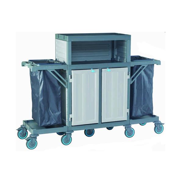 Plastik Temizlik Kat Arabası