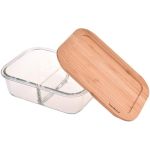 Lavi Dikdörtgen Bölmeli Cam Saklama Kabı 950 ml