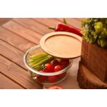 Lavi Yuvarlak Bölmeli Cam Saklama Kabı 830 ml