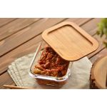 Lavi Dikdörtgen Cam Saklama Kabı 640 ml