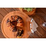 Tucas Akrilik Kapaklı Ayaklı Kek Fanusu