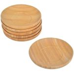 Silva Fix 6'lı Yuvarlak Çay Tabağı