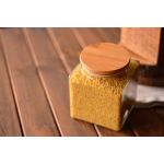 Lagos Köşeli Cam Saklama Kabı Küçük