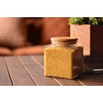 Lagos Köşeli Cam Saklama Kabı Küçük