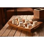 6 Kişilik Ottoman Kahve Takımı Sade