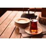 Didi 6'lı Yuvarlak Çay Tabağı