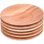 Gizia 6'lı Yuvarlak Çay Tabağı