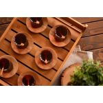 Gizia 6'lı Yuvarlak Çay Tabağı