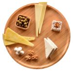 Olimpius Ayaklı Sunum Tepsisi Yuvarlak