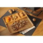 Bambu 4 Bölmeli Sunum Tabağı