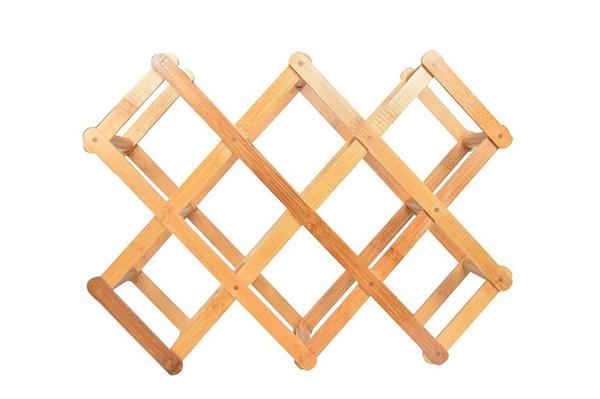 Bambu Şişe Standı