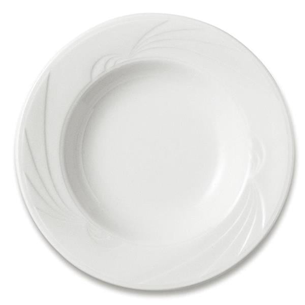 Porselen Halley Beyaz Çukur Tabak 23Cm 