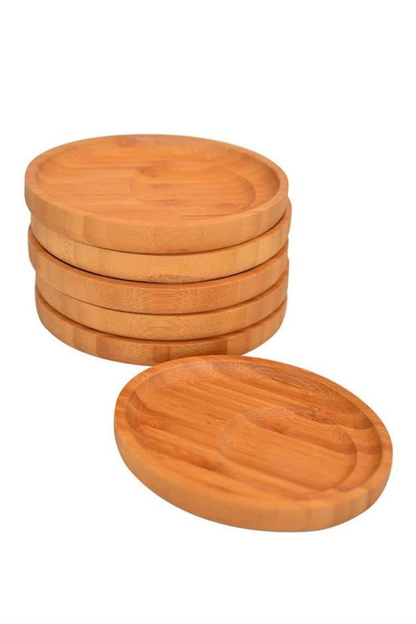 Bambu Oval Çay Tabağı