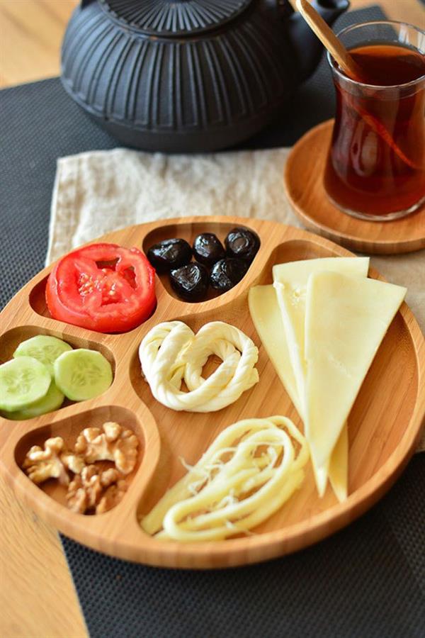 Tortil 5 Bölmeli Servis Tabağı