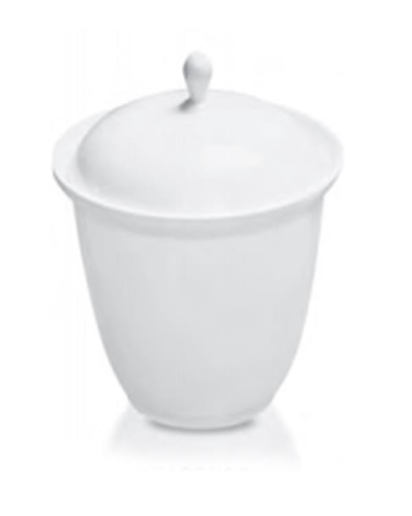 Porselen Yardımcı Parçalar Saklama Kabı Dekorsuz 16 cm