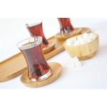 Silva 6'lı Yuvarlak Çay Tabağı