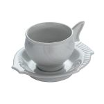 Porselen Balık Kahve Fincan Takımı