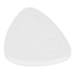 Porselen Beyaz Üçgen Kahvaltı Tabağı 25C