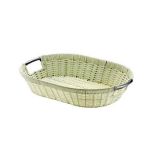 Açık Büfe Plastik Oval Ekmek Sepeti 50x37 cm