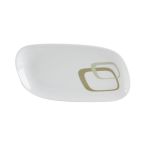 Porselen Retro Kayık Tabak