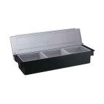 3'lü Polikarbon Kapaklı Bar Konteyner