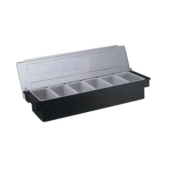 6'lı Polikarbon Kapaklı Bar Konteyner