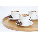 Cappuccino Daire Tepsi