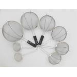 Paslanmaz Çelik Takviyeli Tel Süzgeci 12,14,17,19,22,24,27,30 cm